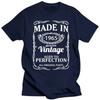 Vintage 1965 58 Years Old T Shirt Men Cotton Short Sleeve Streetwear T-shirt Camiseta Clothing Funny New 58th Birthday Tshirt
