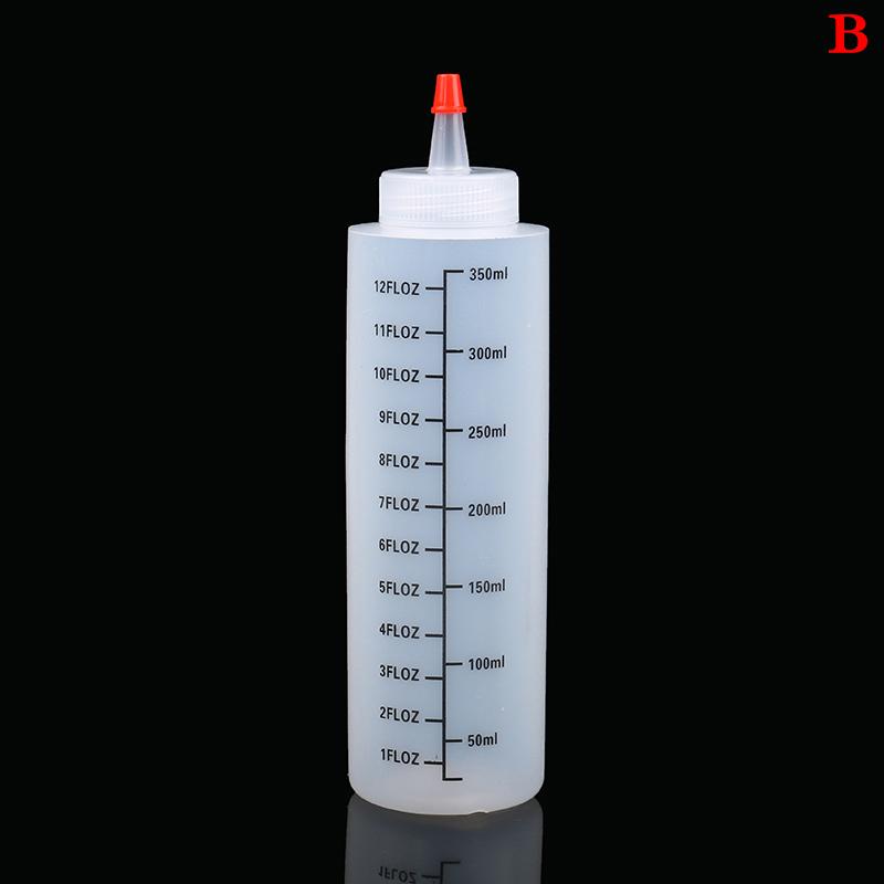 120/350/450Ml Plastic Needle-Nosed Scale Squeeze Bottle Leak-Proof For Kitchen