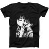 Scary Japanese Anime Tomie Art Funny Meme Gift Tee Gamer Cult Movie Music Black T Shirt 407