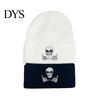 Pohodlná zimní čepice Beanie Pletená Vyšívaná Teplá Zábavný Design Silná Pružná Unisex pro Každodenní Nošení Venkovní Sporty