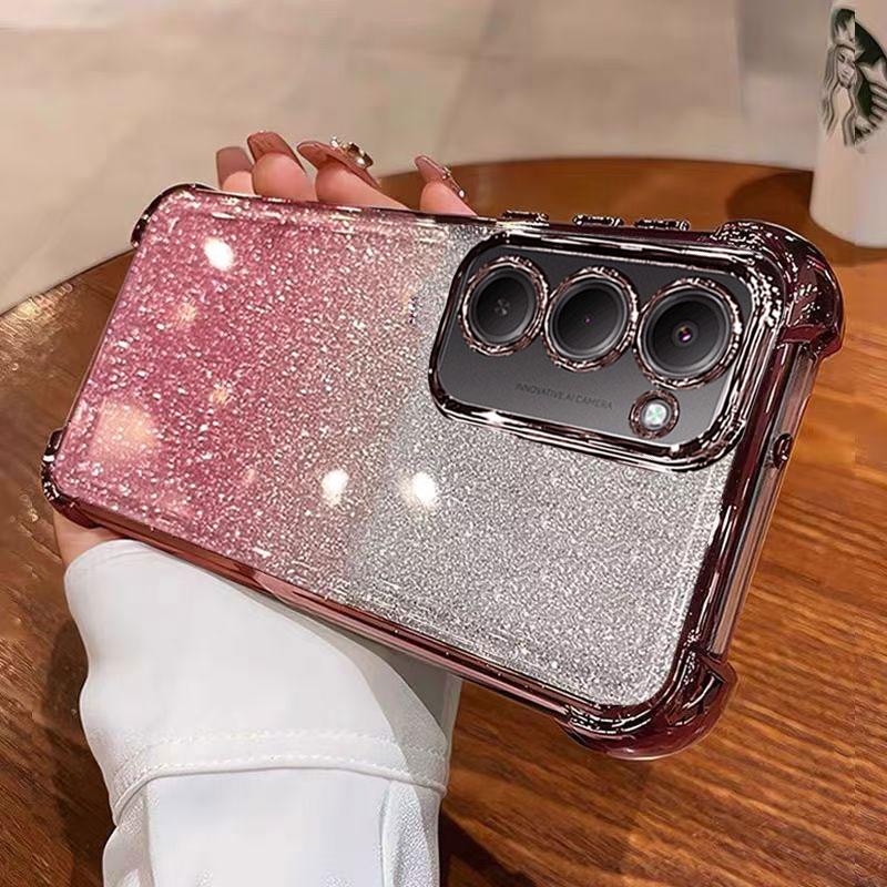 

Чехол для REDMI15 Роскошная блестящая крышка для Xiaomi Redmi 15 4G Note 15 pro plus Прозрачные мягкие силиконовые противоударные чехлы для телефона Redmi15 Подарок Redmi 15 5G розовый