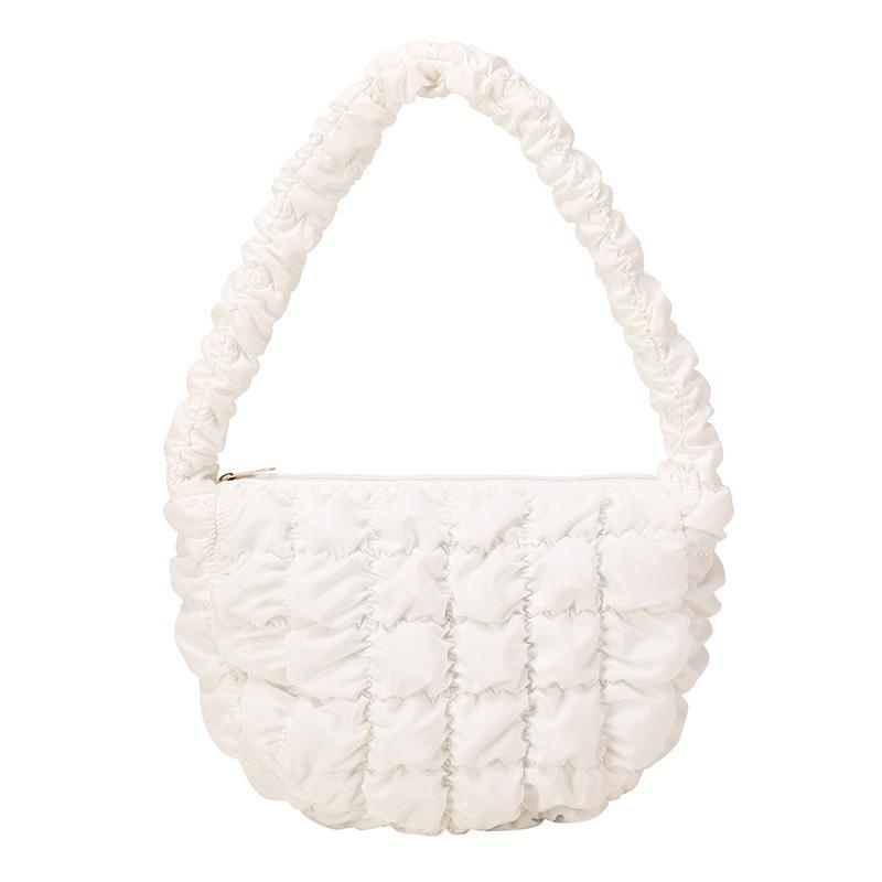 New fashion cloud underarm bag trendy versatile soft velvet mobile phone cosmetic bag
