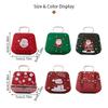2Pcs Portable Christmas Iron Candy Container Christmas Cheer Candy Holders Snacks Case with Colorful Seasonal Pattern