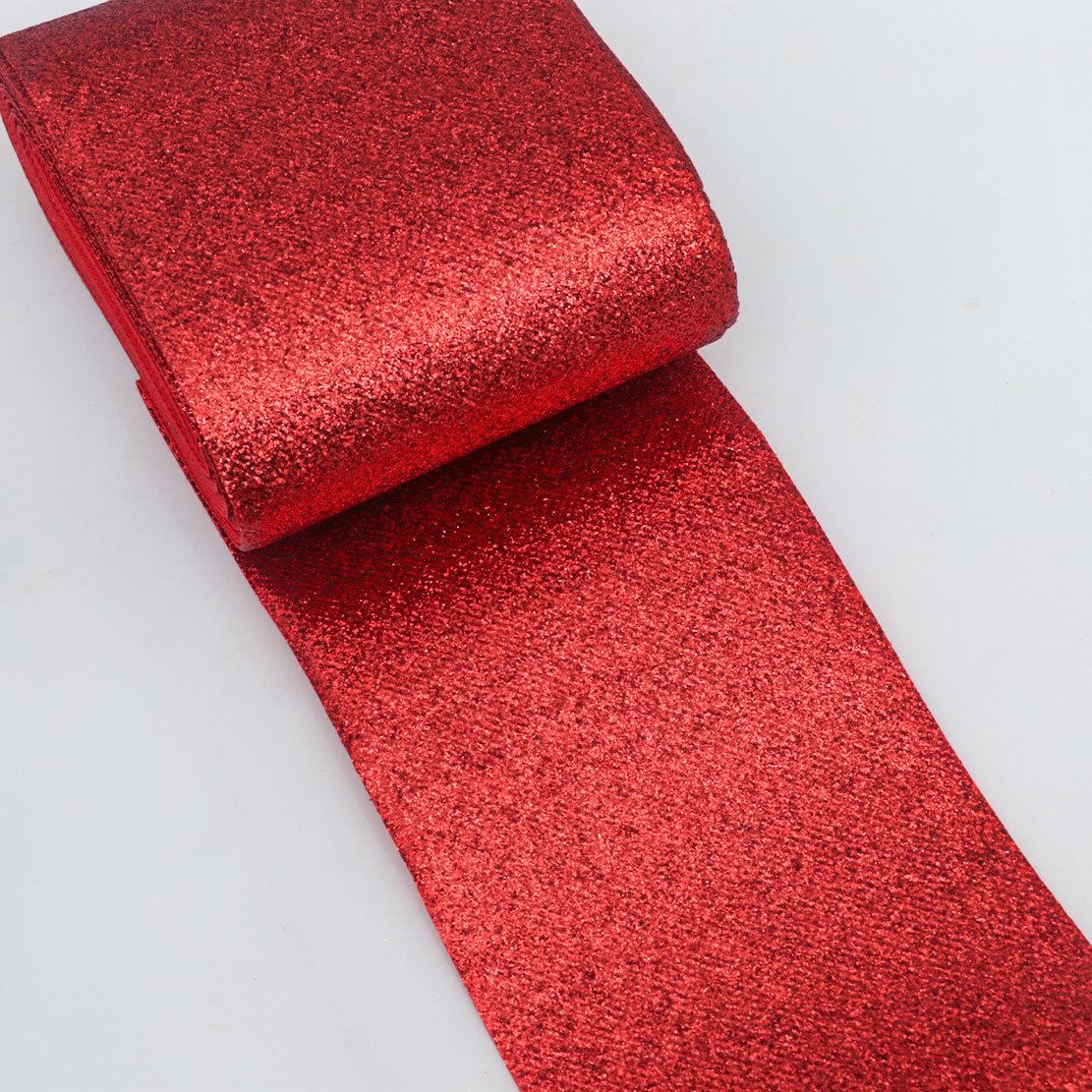 

Декоративные украшения своими руками, романтичные и уютные, 10 см, глянцевые блестки, золотые луковые гранулы, автомобильные рождественские украшения, венок, елка, галстук, цветная луковая лента 10cm*10 yards