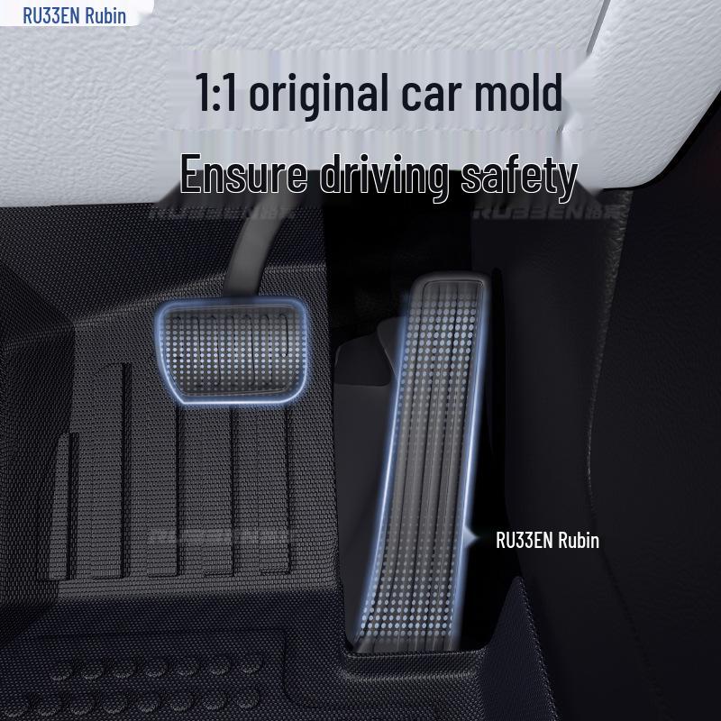 Xiaopeng P7 TPE Waterproof Floor Mats: Full-Coverage, Thickened Door Sill Carpet