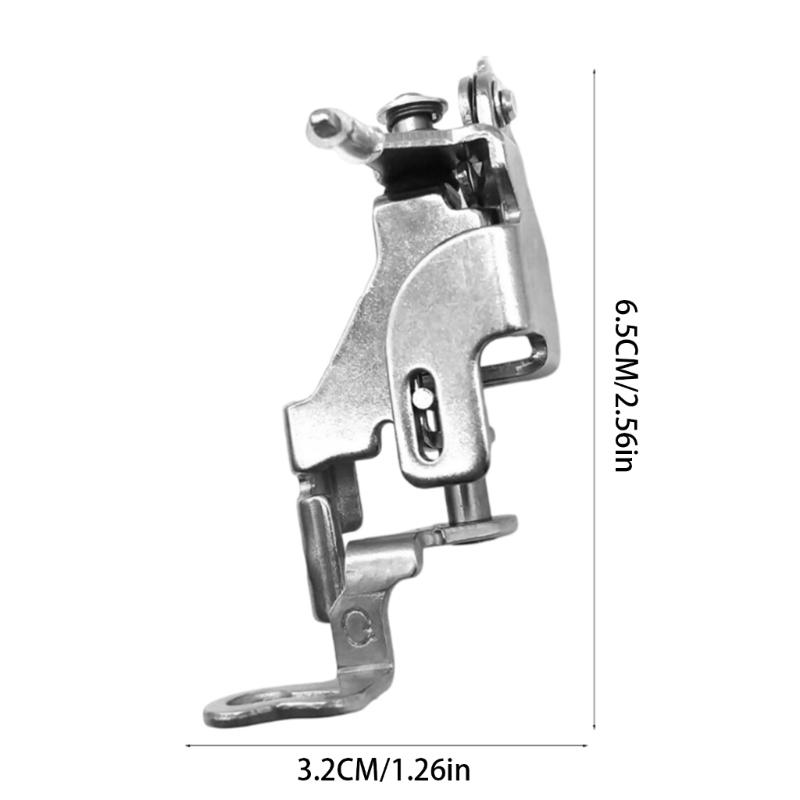 Long Sewing Machine Presser Foot High Accuracy Quilting Attachment Solid Metal Builds Expert Crafting Tool
