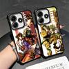 JoJo Adventure Anime Desgin Soft Phone Case For Xiaomi Redmi Note 14 15 Pro Plus 13 12 11S 11T 5G 10 9S 9 Plating Anti-Fall Fund