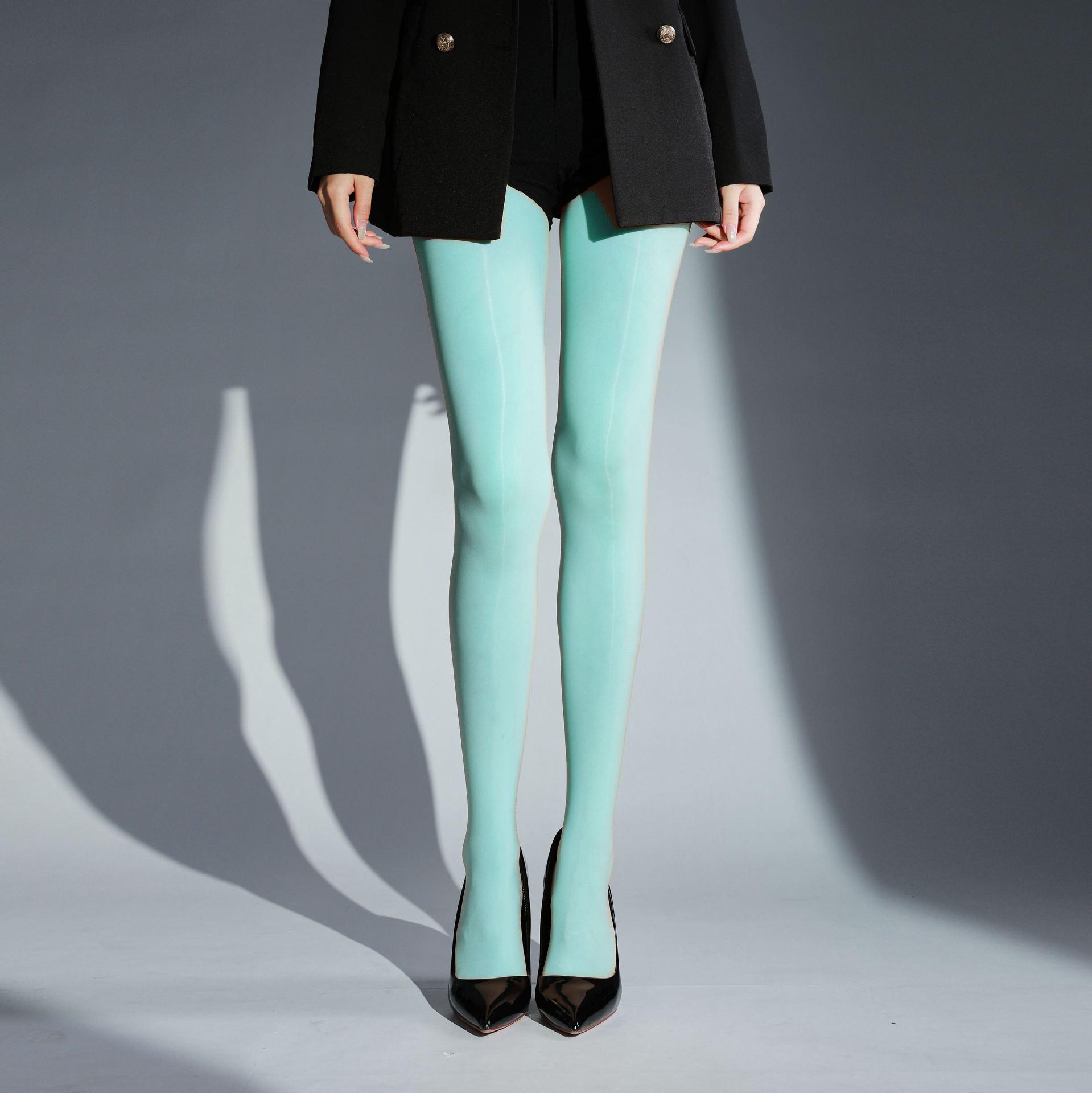 

Кольорові 912-голкові ультрапрозорі глянцеві панчохи Аврора з кінським маслом 8D великого розміру, стійкі до затяжок Plus Size, Closed Crotch, 150-300 lbs, Packaged зелений