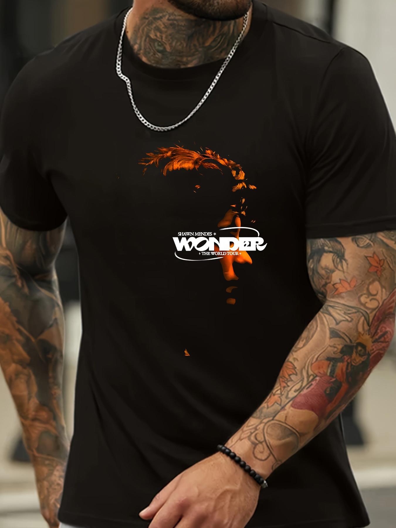 Casual Graphic T-shirt - Short Sleeves S