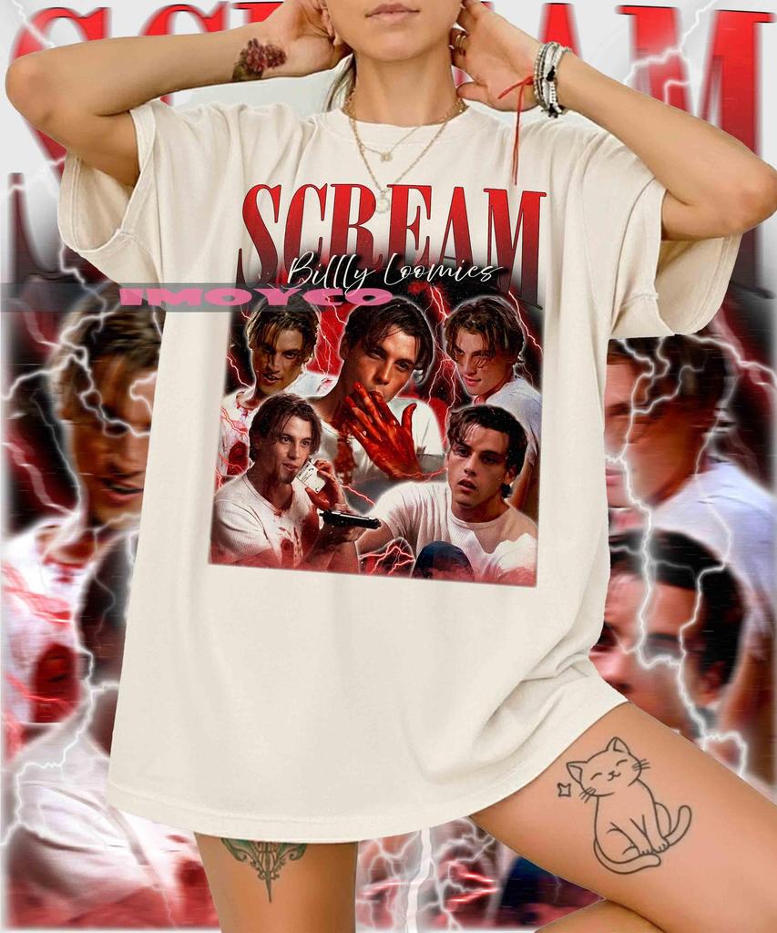 Scream Billy & Stu Shirt, Billy Loomis Tshirt, Stu Macher Scream T-shirt, Stu Macher Tee, Matthew Lillard Sweater, Scream Comfort Colors Fan