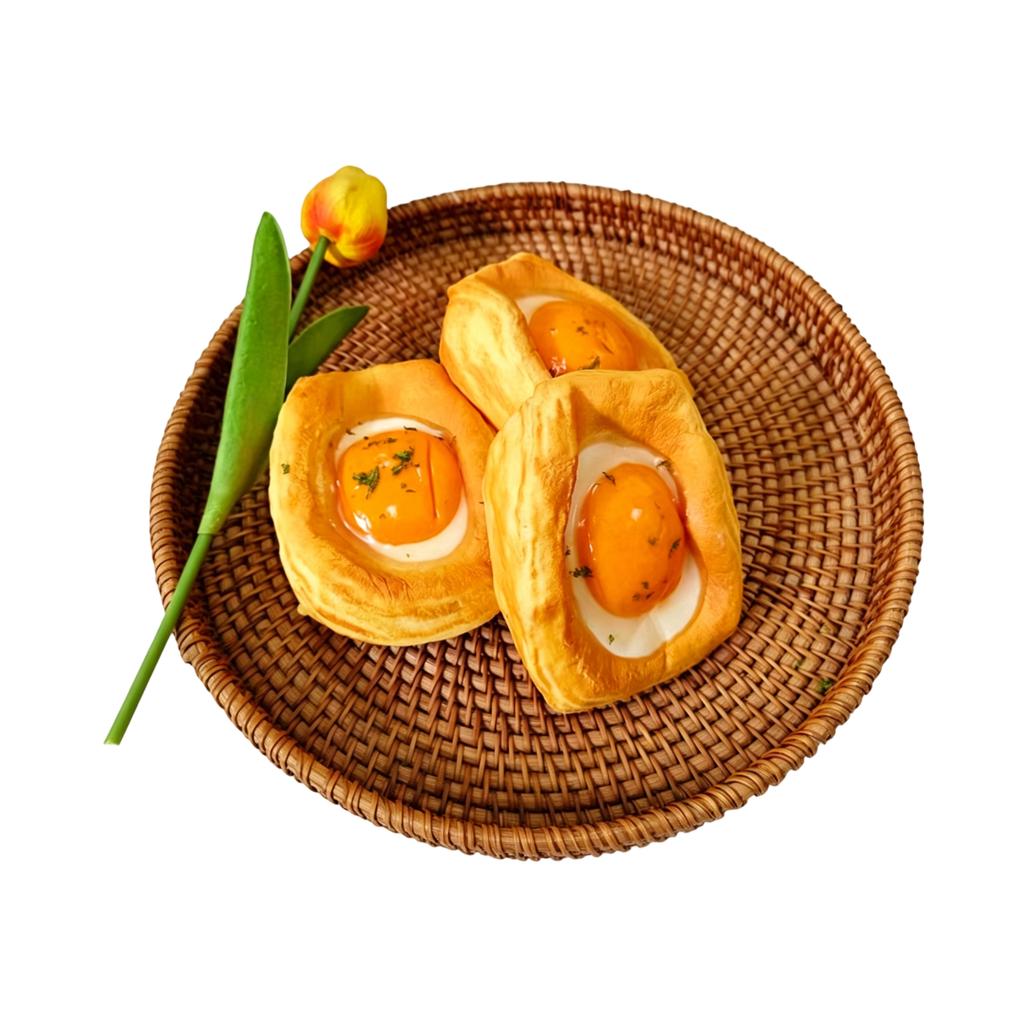 Squishy Bread Toy Slow Rising Stress Relief Squeeze Toy Soft PU Foam Simulation Bakery Pastry Model for Kids and Adults