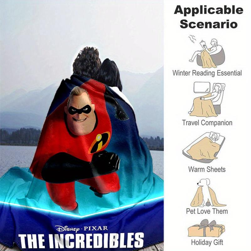 1pc, "The Incredibles Mr. Incredible Superhero Blanket Soft Throw for Home Decor, Couch Cover, Outdoor Use, Travel, Camping