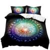 Star Duvet Cover Set Bohemian Star Arrays Bedding Set Astronomical Constellation Double Queen King Size Polyester Qulit Cover