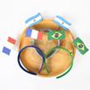 4pcs Matching Soccer Championship Headbands Comfortable Design Headddress For Game Night Parties Decoration
