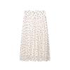 European and American Style, New Women's Clothing, Foreign Style Fashion Polka Dot A-shaped Hem Midi Skirt