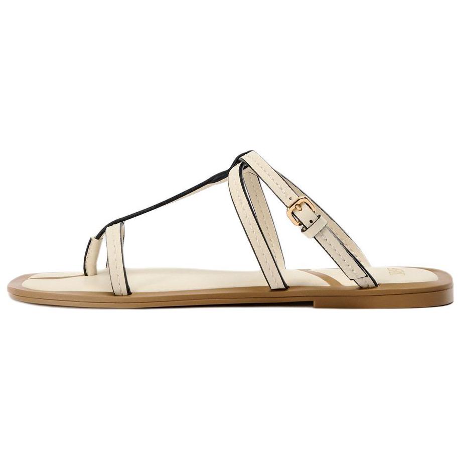 

Zara Универсальные удобные шлепанцы с противоскользящей бесшумной быстросохнущей женской обувью белые 13604410850 37