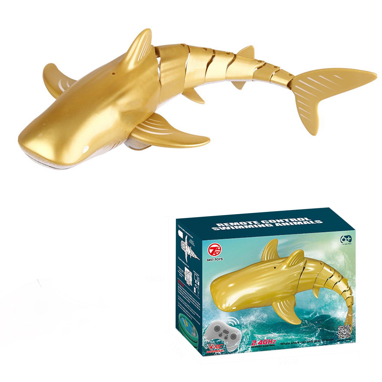 Remote Control Whale Toys  Remote Control Diving Whale  Realistic Whale Remote Control   Electric Whale золотой
