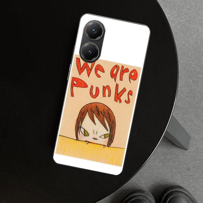 Y-Yoshitomo Nara Phone Case Cover for Xiaomi Poco X6 X5 X7 Pro F7 Ultra Redmi 15C 15 13C 13 12C 12 10C 10 10A 9C 9A 9T 9 Coque P