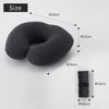 Marna Fuu Neck Pillow Without Touching Your Folds To Smartphone Compact Air Pillow for and JA053NV (Inflates Mouth, Size, Washable), Travel, Planes,