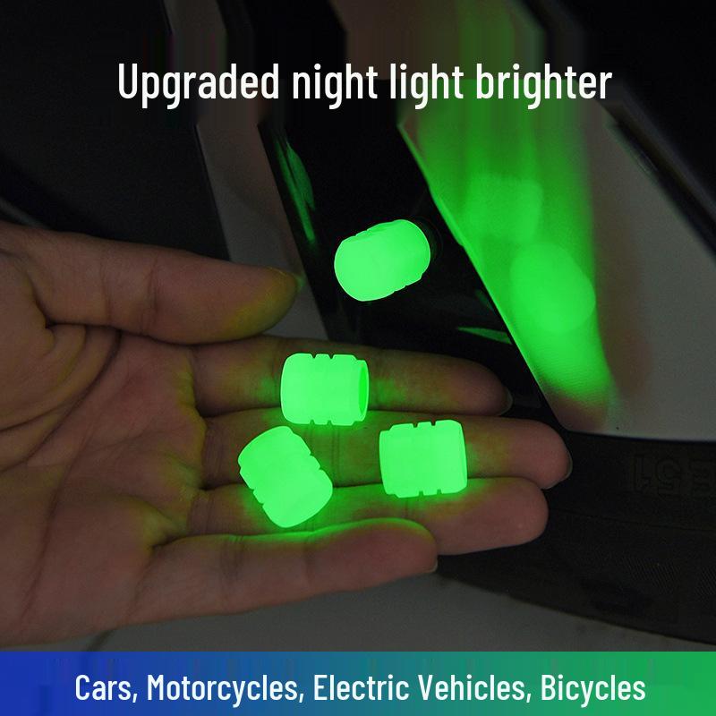 Luminous Tire Air Valve Cap for Cars and Motorcycles