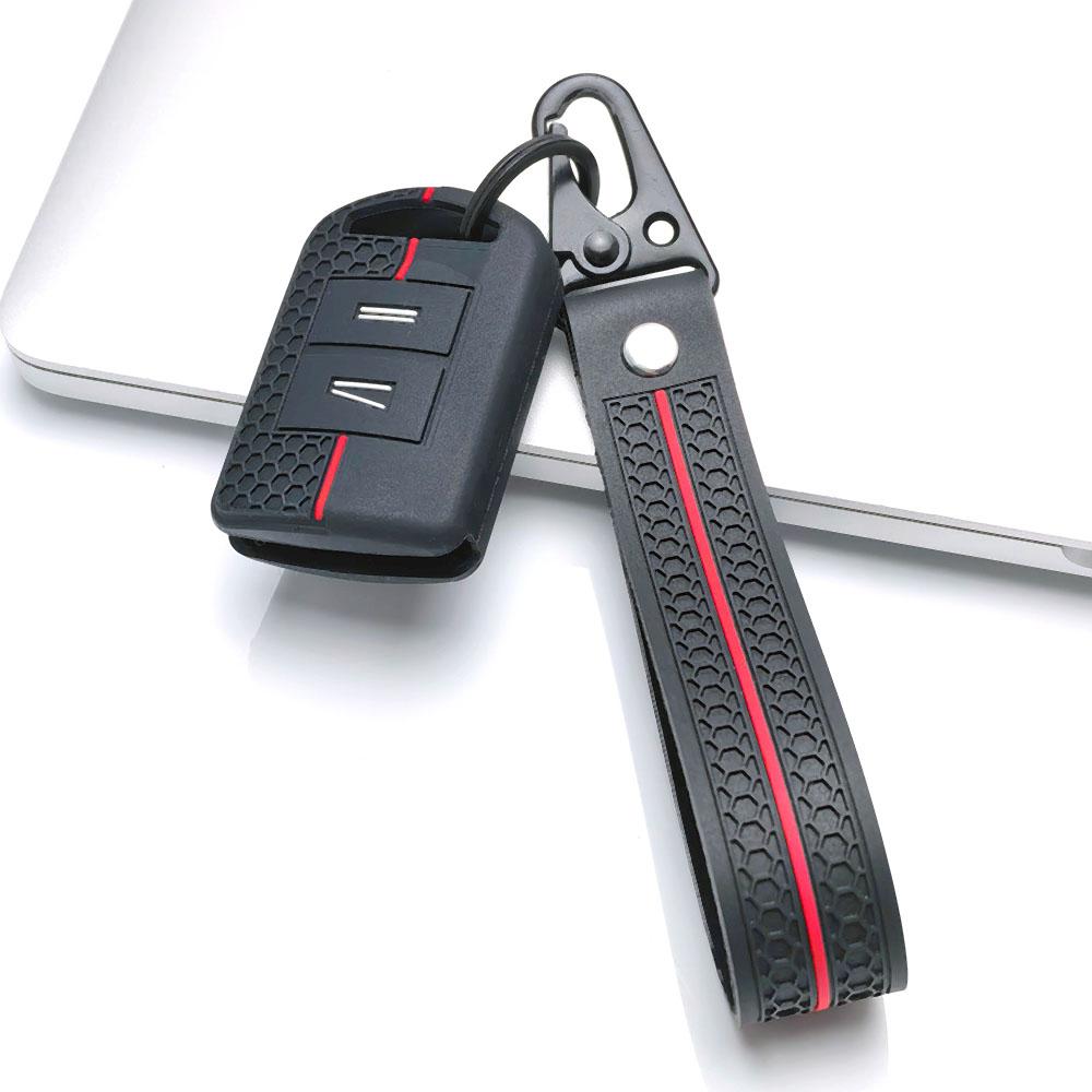 Key Shell Cover With Keychain for Opel Corsa Astra Insignia Zafira Meriva Antara Mokka Adam Protective Accessory Key Fob Car Interior Accessories