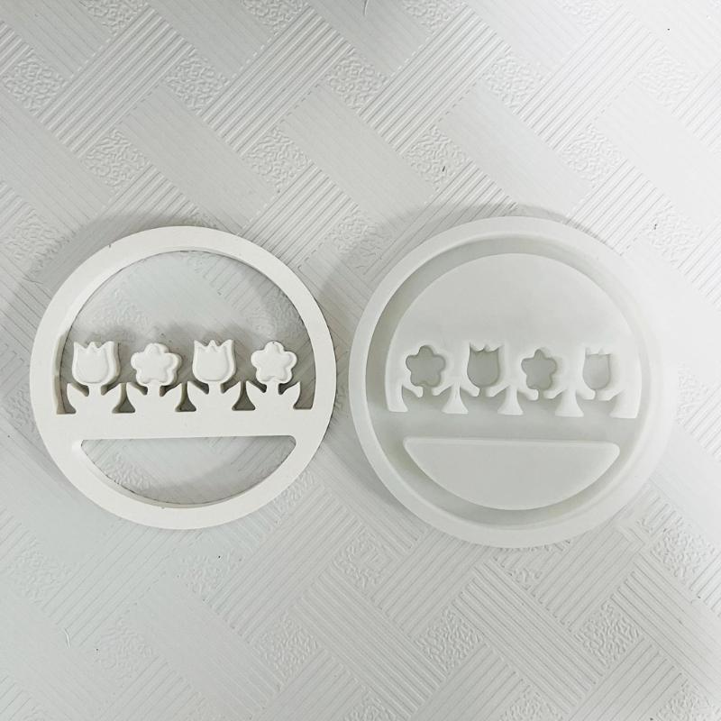 Bird Flower Wreath Silicones Molds for Making Room Decoration, Circular Shaped Resins Molds for Epoxy Resin Casting