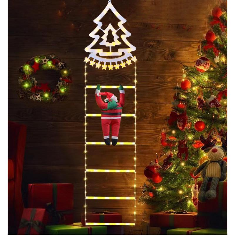 Santa Claus Climbing LED Stair Lights