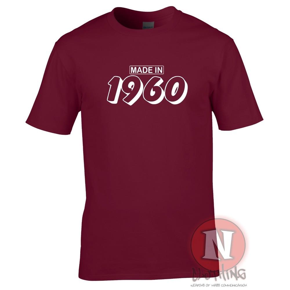 Made In 1960 TShirt Birthday Celebration Present Gift Funny Party Teeshirt
