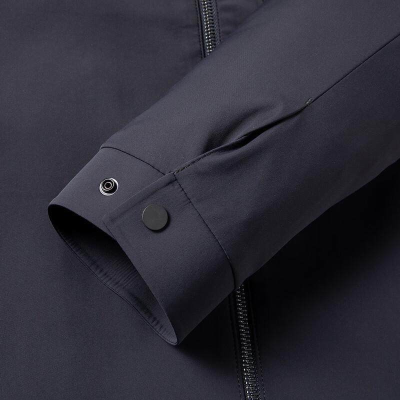 MONTAGUT Men's Easy-Care Stand Collar Casual Jacket