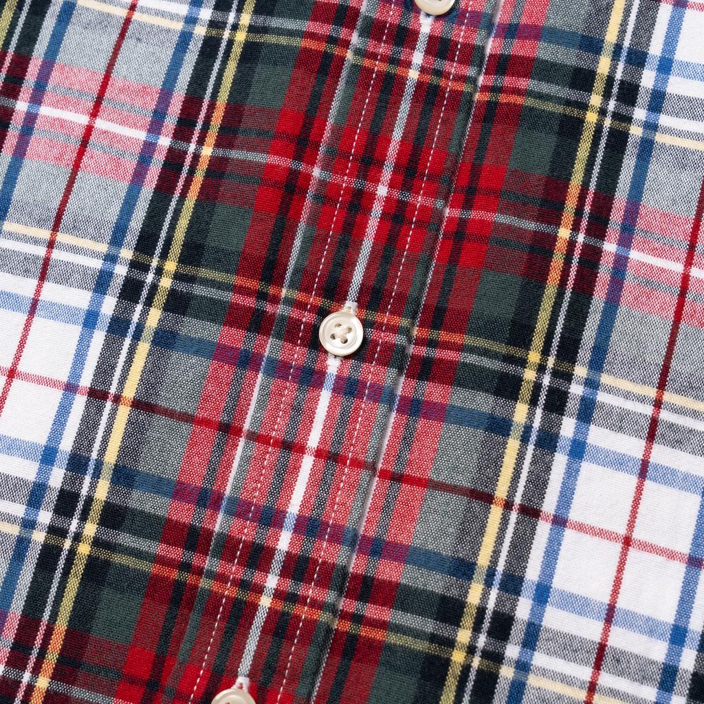 Polo Ralph Lauren Hemd Kinder Kariert Logo Stickerei Button-Down Langarm Rot Kinderhemden 323952201-001