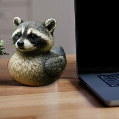 Wildtier Entenfigur Harz Adler Ente Ornament Wildtier-Serie Entenstatue Tischplatte Büffelente Skulptur Geschenk für Naturliebhaber