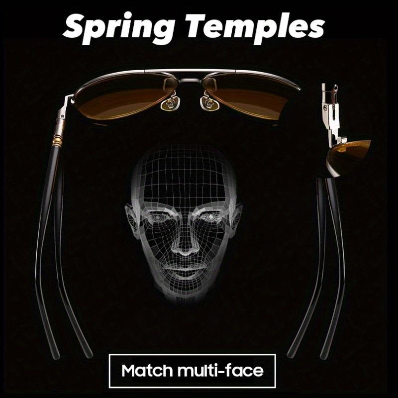 Gafas de sol fotocromáticas de aviación de moda para hombres y mujeres, gafas de sol polarizadas para piloto, gafas de conducción antideslumbrantes con protección UV400