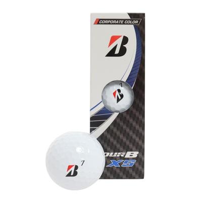 Bridgestone Golf TOUR B XS Golf Balls, 3-pack (White X RedFFMen's)