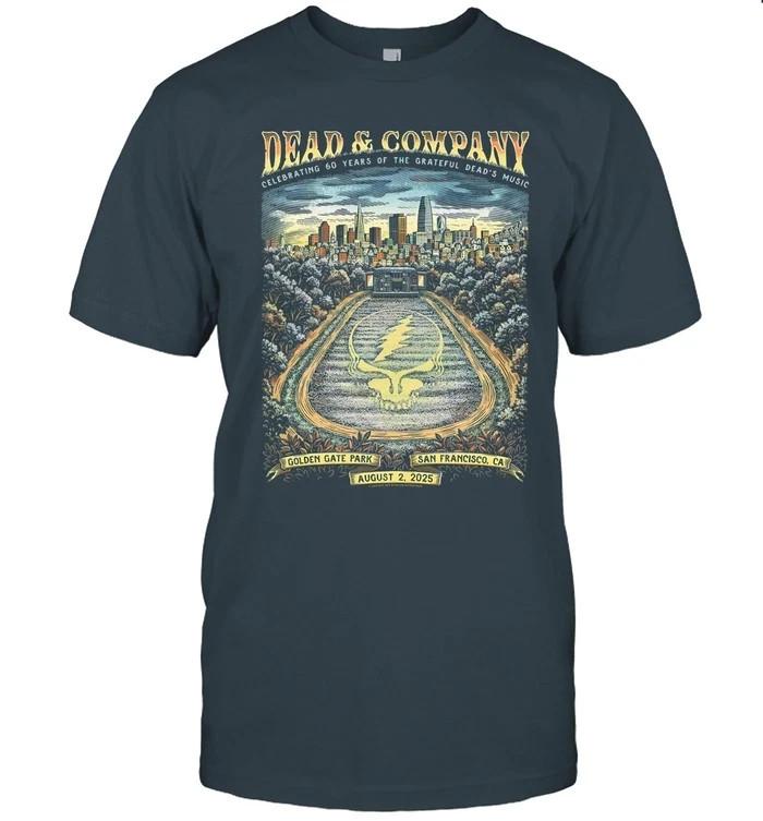 NEW! Dead And Company August 2 2025 Golden Gate Park San Francisco, CA T-Shirt Unisex T-Shirt M