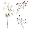 Artificial Berry Pick Realistic Yellow Blue Red Berries Stem Indoor Outdoor Holiday Party Home Office Decoration Faux Plants Branch
