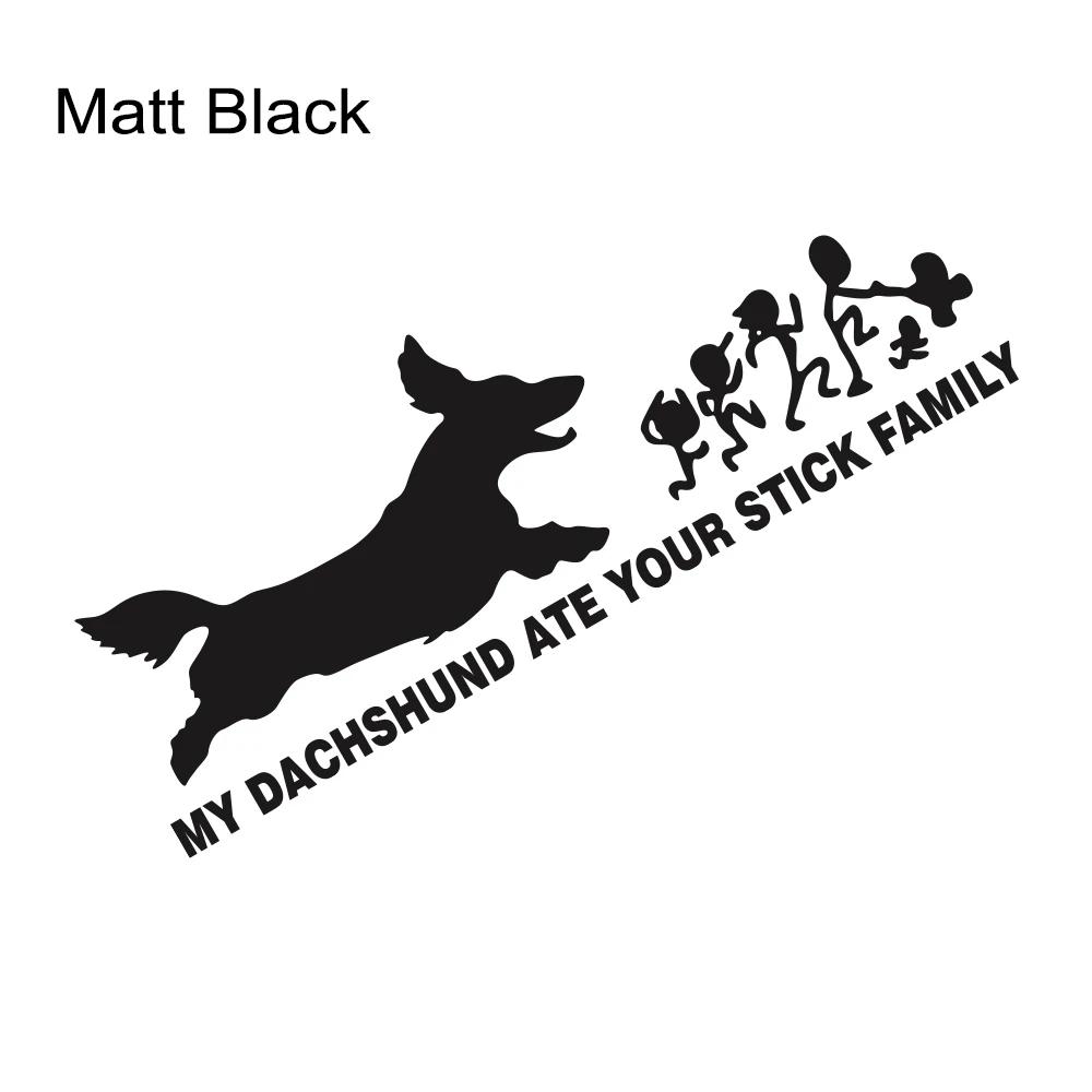 

Car Sticker Creative Funny My Dachshund Ate Your Stick Family Stickers Waterproof Vinyl Decal Auto Exterior Decor Accessories