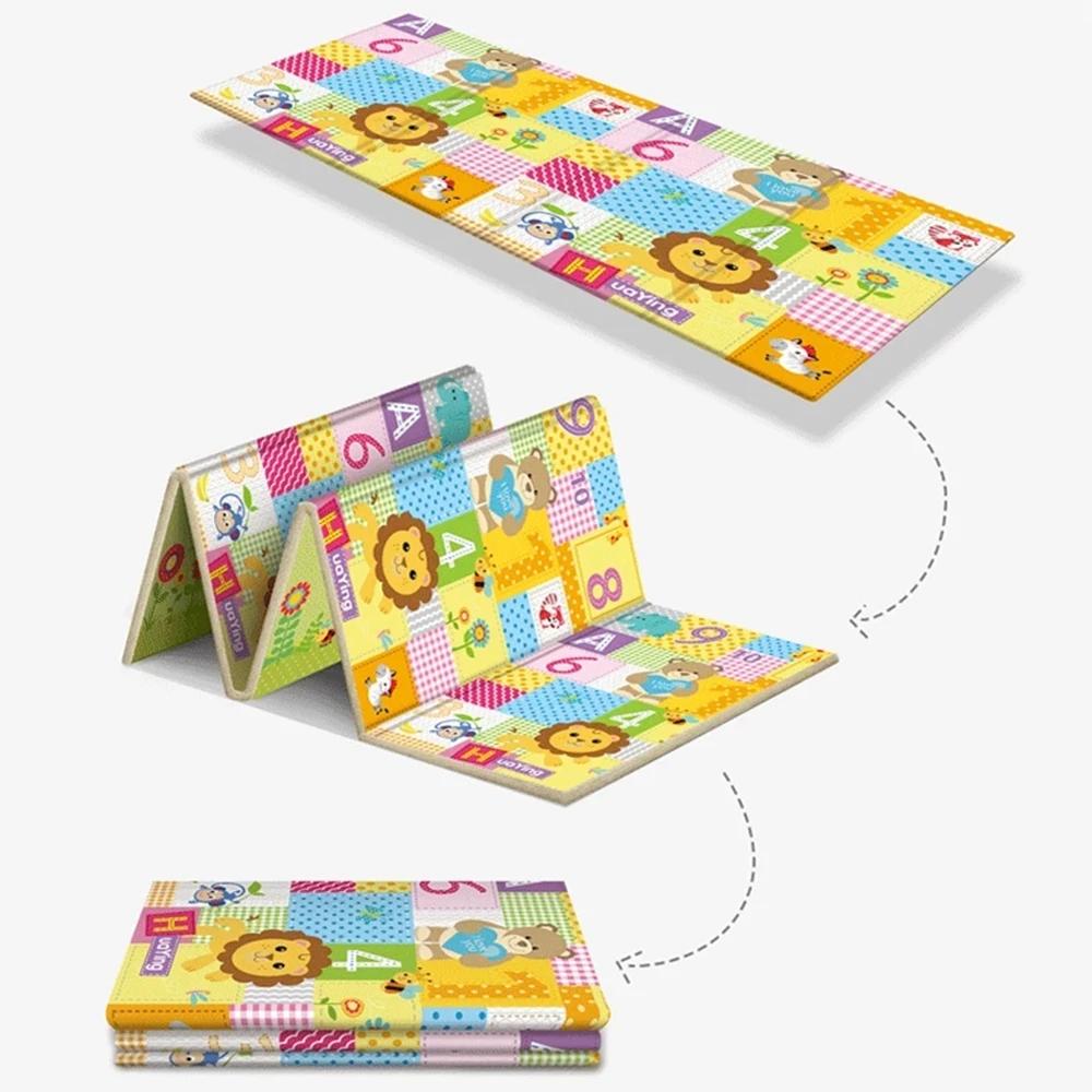 Children's Blanket XPE Foam Baby Play Mat Soft Floor Crawling Pad Toys for Kids Carpet Folding Game Activity Rug with Bag Gifts