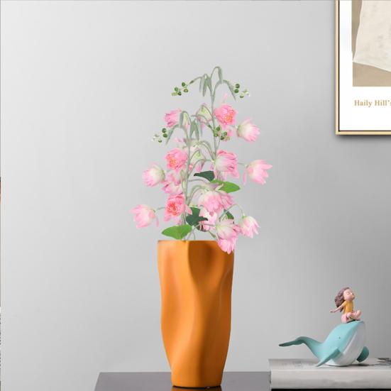 Artificial Flower Bright Realistic Reusable Exquisite Fake Convallariae Flower for Wedding Home