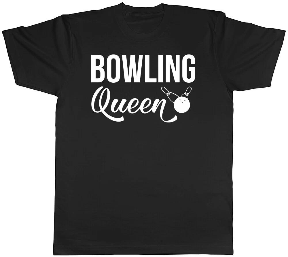 Bowling Queen Womens Ladies T-Shirt Tee XL