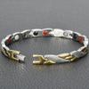 Cool Magnetic Therapy Bracelet for Man Women Waterproof Stainless Steel Snake Pattern Chain Bracelets Health Care Jewelry Gifts