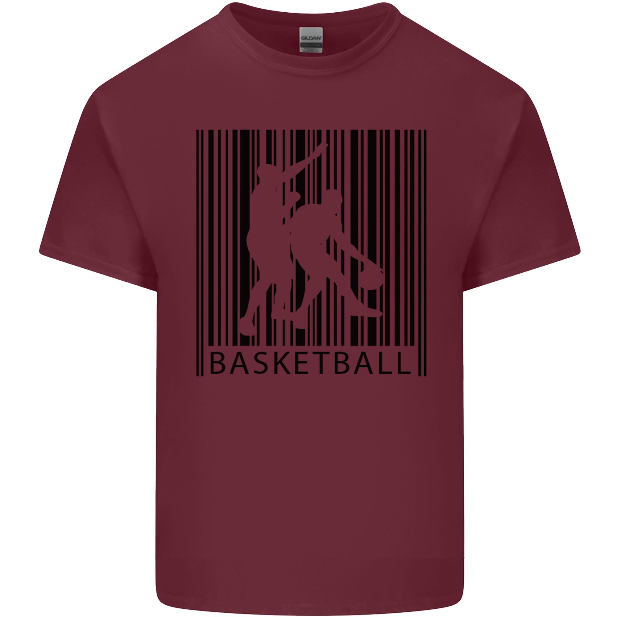 Basketball Barcode Player Unisexs Light Cotton TShirt S