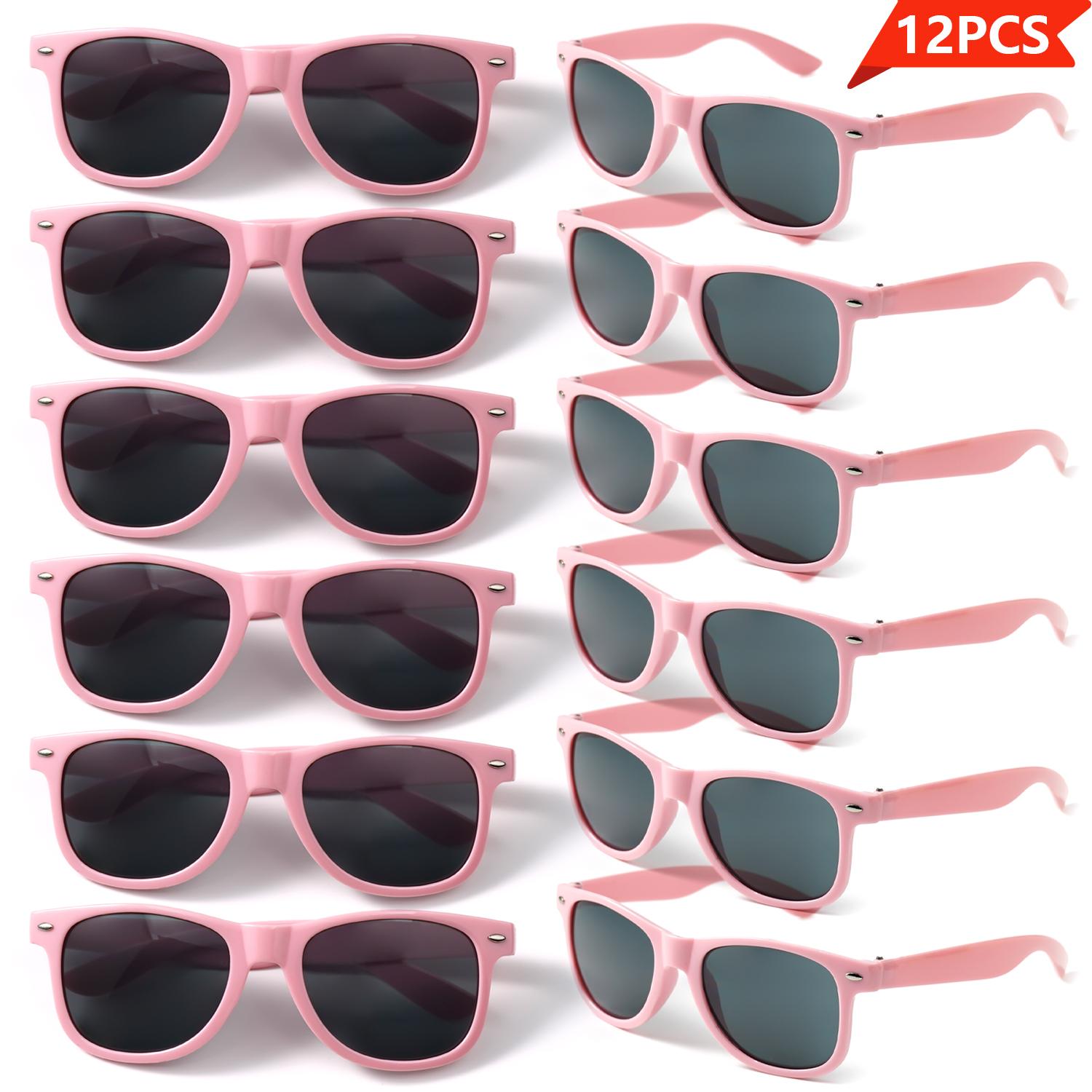 12pcs Fashionable Y2K Rectangular Sunglasses with Full Frame Suitable for Daily Leisure and Activities