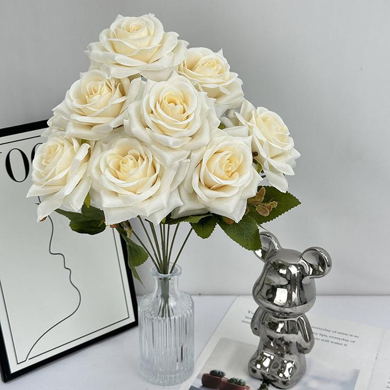 Faux Rose Flower Wedding Arch Decoration With Handcrafted Silk Flowers For Event And Home Use