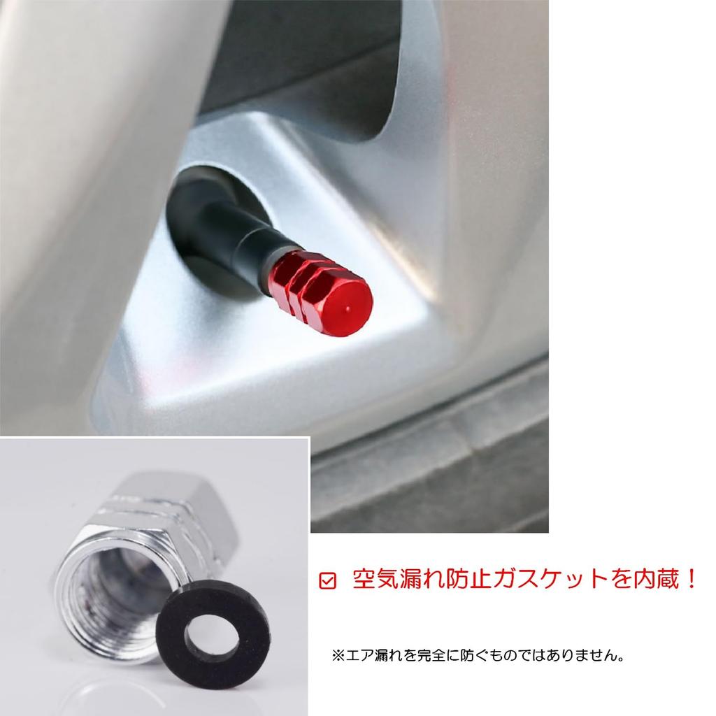 SowKow 4pcs Black Aluminum Alloy Air Valve Caps Light Weight High Hardness Corrosion Resistant Black