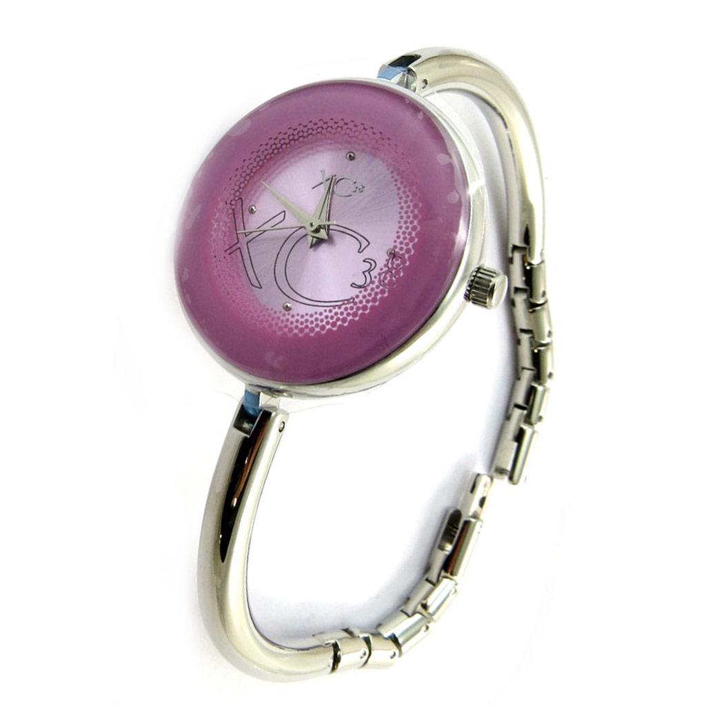 Les Trésors De Lily [N3748] - Montre femme acier 'Les Trésors de Lily' rose