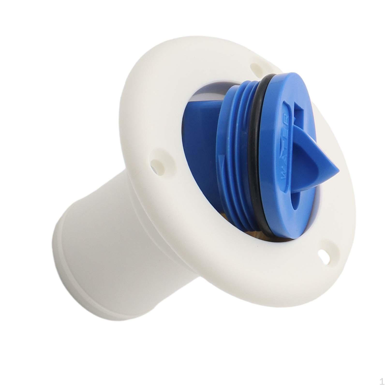 

Heavy-Duty RV Water Inlet Hatch for Trailer and Boat білий