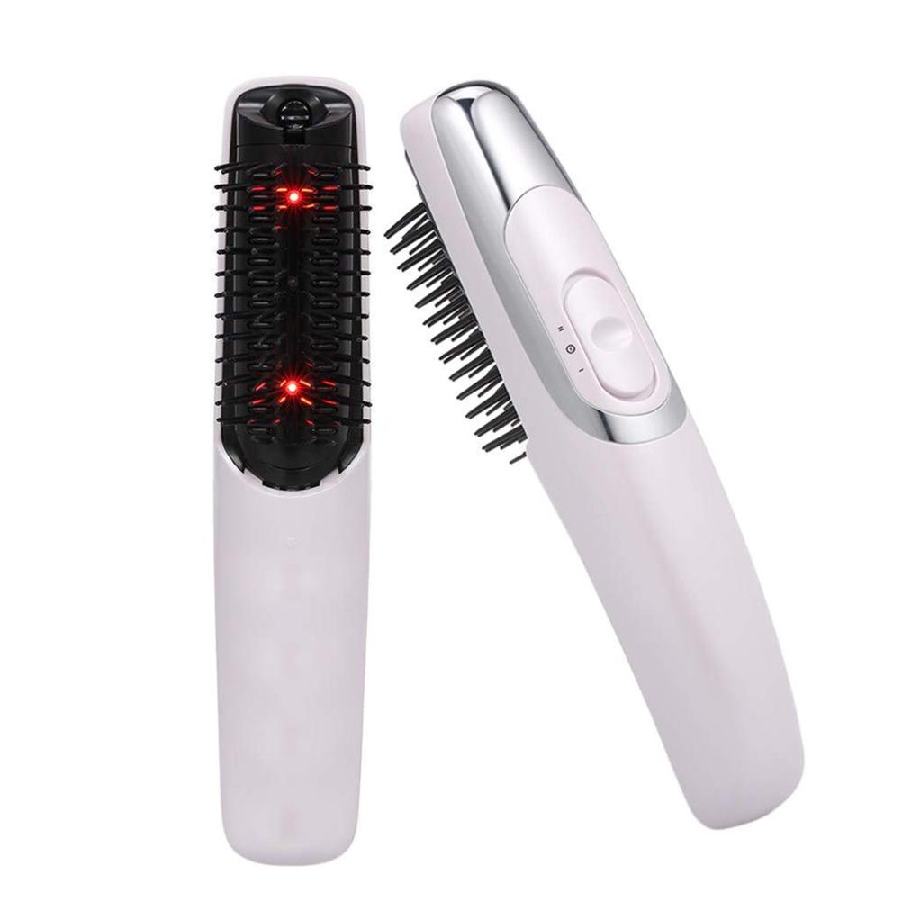 Electric Infrared Hair Brush Comb Laser Treatment Grow Comb Stop Hair Loss Scalp Massage Comb