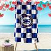 Beach Towel with Chelsea FC Lion Crest Print, Quick Dry Microfiber, Soft Absorbent, for Soccer Fans Pool Beach Travel