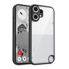 KEYSION Transparente Hülle für Nothing CMF Phone 2 Pro 1 Weiches Silikon + PC Klare Stoßfeste Handy-Rückabdeckung für CMF Phone 1 2 Pro