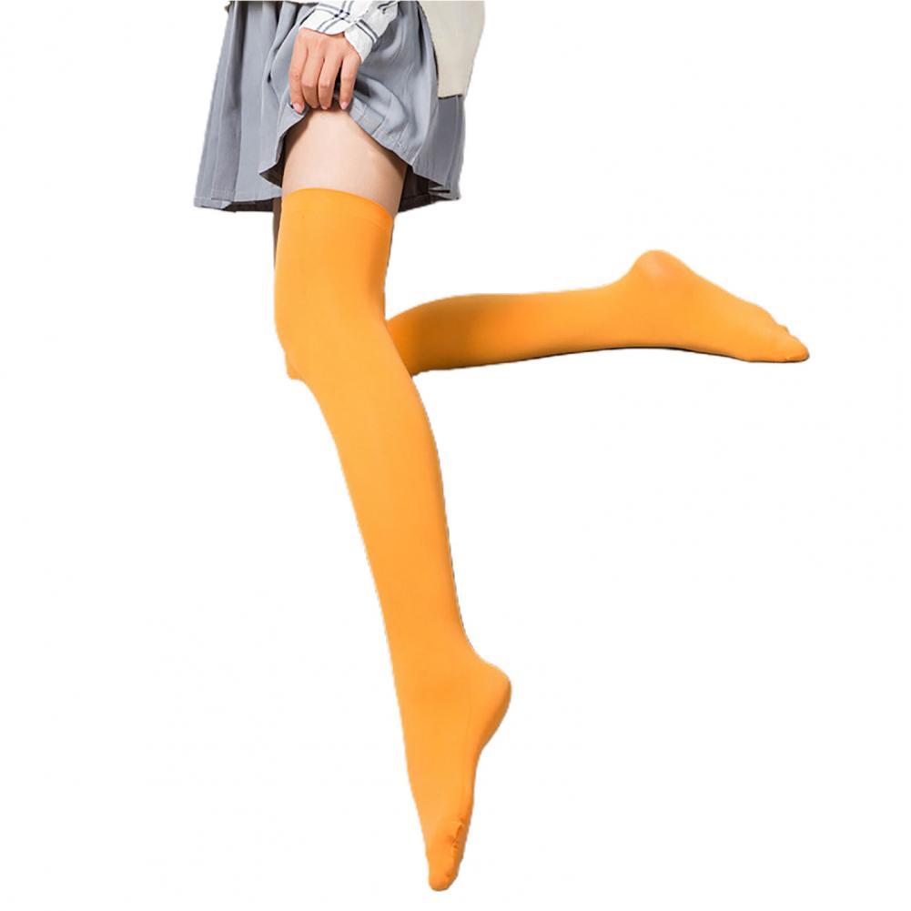 1 Paar hochelastische, atmungsaktive, leichte Strümpfe für Mädchen, süßer japanischer Stil, Overknee-Socken für Damen, Streetwear